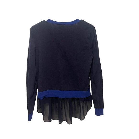 CAbi 5016 'Michelle' Navy Blue Cardigan Sweater Size Large - Picture 6 of 7